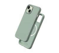 RhinoShield Coque Compatible avec MagSafe pour [iPhone 15 Plus] | SolidX - Coque renforcée avec Absorption des Chocs Design Fin Protection Contre Les Chutes de 3,5 m - Vert Sauge