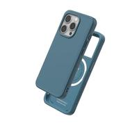 RhinoShield Coque Compatible avec MagSafe pour [iPhone 15 Plus] | SolidX - Coque renforcée avec Absorption des Chocs Design Fin Protection Contre Les Chutes de 3, m - Bleu marée