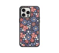 RhinoShield Coque Compatible avec MagSafe pour [iPhone 15 Pro Max] | SolidX - Coque renforcée avec Absorption des Chocs Design Fin Protection Contre Les Chutes de 3,5 m - Noir [Motifs Liberty]