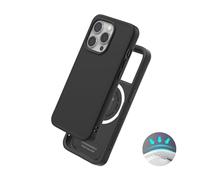 RhinoShield Coque Compatible avec MagSafe pour [iPhone 15 Pro] | SolidX - Coque renforcée avec Absorption des Chocs Design Fin Protection Contre Les Chutes de 3,5 m - Noir