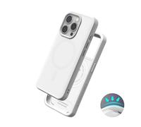 RhinoShield Coque Compatible avec MagSafe pour [iPhone 15 Pro] | SolidX - Coque renforcée avec Absorption des Chocs Design Fin Protection Contre Les Chutes de 3,5 m - Blanc