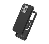 RhinoShield Coque Compatible avec MagSafe pour [iPhone 15 Pro] | SolidX - Coque renforcée avec Absorption des Chocs Design Fin Protection Contre Les Chutes de 3,5 m - Noir