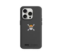 RhinoShield Coque Compatible avec MagSafe pour [iPhone 15 Pro] | SolidX - Coque renforcée avec Absorption des Chocs Design Fin Protection Contre Les Chutes de 3,5 m - Noir [One Piece/Luffy Skull]