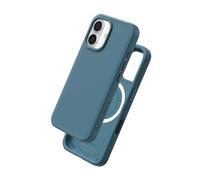 RhinoShield Coque Compatible avec MagSafe pour [iPhone 16 Plus] | SolidX - Coque renforcée avec Absorption des Chocs Design Fin Protection Contre Les Chutes de 3, m - Océan Bleu