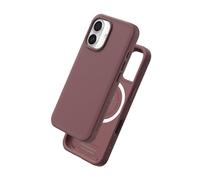 RhinoShield Coque Compatible avec MagSafe pour [iPhone 16 Plus] | SolidX - Coque renforcée avec Absorption des Chocs Design Fin Protection Contre Les Chutes de 3, m - Rose Sorbet