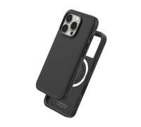 RhinoShield Coque Compatible avec MagSafe pour [iPhone 16 Pro Max] | SolidX - Coque renforcée avec Absorption des Chocs Design Fin Protection Contre Les Chutes de 3,5 m - Noir