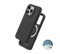 RhinoShield Coque Compatible avec MagSafe pour [iPhone 16 Pro Max] | SolidX - Coque renforcée avec Absorption des Chocs Design Fin Protection Contre Les Chutes de 3,5 m - Noir