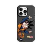 RhinoShield Coque Compatible avec MagSafe pour [iPhone 16 Pro] | SolidX - Coque renforcée avec Absorption des Chocs Design Fin Protection- Noir [Dragon Ball Z/Goten - Fusion]
