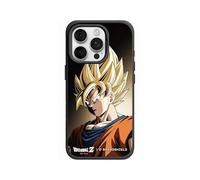 RhinoShield Coque Compatible avec MagSafe pour [iPhone 16 Pro] | SolidX - Coque renforcée avec Absorption des Chocs Design Fin Protection- Noir [Dragon Ball Z/Goku - Super Saiyan - Dark Edition]