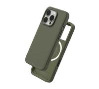 RhinoShield Coque Compatible avec MagSafe pour [iPhone 16 Pro] | SolidX - Coque renforcée avec Absorption des Chocs Design Fin Protection Contre Les Chutes de 3,5 m - Vert algue