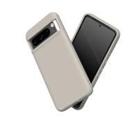 RhinoShield Coque Compatible avec [Pixel 8 Pro] | SolidSuit - Coque Fine avec Technologie d'absorption des Chocs et Finition Premium Mate - Shell Beige