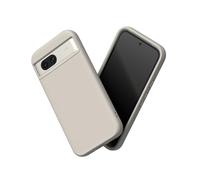 RhinoShield Coque Compatible avec [Pixel 8a] | SolidSuit - Coque Fine avec Technologie d'absorption des Chocs et Finition Premium Mate - Beige Coquillage