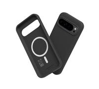 RhinoShield Coque Compatible avec [Pixel 9 Pro XL] | SolidSuit Compatible avec Magsafe - Coque Fine avec Technologie d'absorption des Chocs et Finition Premium Mate - Noir