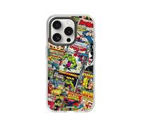 RhinoShield Coque Compatible MagSafe [iPhone 15 Pro] | Clear, Anti-jaunissement, Force magnétique supérieure, dépasse Les Normes Militaires de Protection - [Marvel/Couverture Marvel Comics]
