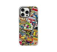 RhinoShield Coque Compatible MagSafe [iPhone 15 Pro Max] | Clear, Anti-jaunissement, Force magnétique supérieure, dépasse Les Normes Militaires de Protection - [Marvel/Couverture Marvel Comics]