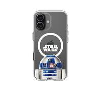 RhinoShield Coque Compatible MagSafe [iPhone 17] | Clear, Anti-jaunissement, Force magnétique supérieure, dépasse Les Normes Militaires de Protection - [Star Wars / R2D2 - Vintage]