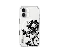 RhinoShield Coque Compatible MagSafe [iPhone 17] | Clear, Anti-jaunissement, Force magnétique supérieure, dépasse Les Normes Militaires de Protection - [One Piece/Gear 4th Snakeman B&W]