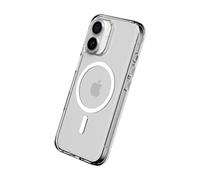RhinoShield Coque Compatible MagSafe[iPhone 17] | Clear, Anti-jaunissement, Haute Transparence, Force magnétique supérieure, dépasse Les Normes Militaires de Protection - (Contour caméra Noir)