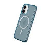 RhinoShield Coque Compatible MagSafe[iPhone 17] | Clear, Anti-jaunissement, Haute Transparence, Force magnétique supérieure, dépasse Les Normes Militaires de Protection - Bleu Nuit