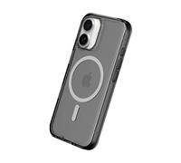 RhinoShield Coque Compatible MagSafe[iPhone 17] | Clear, Anti-jaunissement, Haute Transparence, Force magnétique supérieure, dépasse Les Normes Militaires de Protection - Noir Quartz