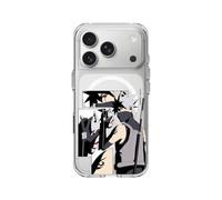 RhinoShield Coque Compatible MagSafe [iPhone 17 Pro] | Clear, Anti-jaunissement, Force magnétique supérieure, dépasse Les Normes Militaires de Protection - [Naruto Shippuden/Kakashi Gaiden]