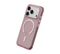 RhinoShield Coque Compatible MagSafe[iPhone 17 Pro] | Clear, Anti-jaunissement, Haute Transparence, Force magnétique supérieure, dépasse Les Normes Militaires de Protection - Rosé