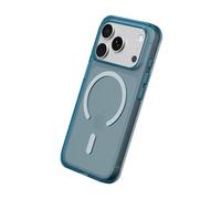 RhinoShield Coque Compatible MagSafe[iPhone 17 Pro] | Clear, Anti-jaunissement, Haute Transparence, Force magnétique supérieure, dépasse Les Normes Militaires de Protection - Bleu Nuit