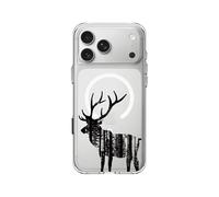 RhinoShield Coque Compatible MagSafe [iPhone 17 Pro Max] | Clear, Anti-jaunissement, Haute Transparence, Force magnétique supérieure, dépasse Les Normes Militaires de Protection - [The Winter Buck]