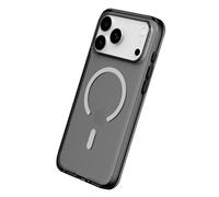 RhinoShield Coque Compatible MagSafe[iPhone 17 Pro Max] | Clear, Anti-jaunissement, Haute Transparence, Force magnétique supérieure, dépasse Les Normes Militaires de Protection - Noir Quartz