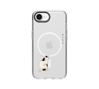 RhinoShield Coque Compatible MagSafe [iPhone 17e / 16e] | Clear, Anti-jaunissement, Haute Transparence, Force magnétique supérieure, dépasse Les Normes Militaires de Protection - [Cats of Japan I]