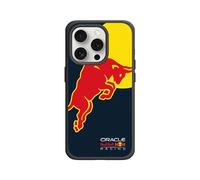 RhinoShield Coque Compatible MagSafe pour [iPhone 15 Pro] | SolidX - Coque renforcée avec Absorption des Chocs, Protection aux Standards Militaires - Noir [Oracle Red Bull Racing/Jumping Bull]