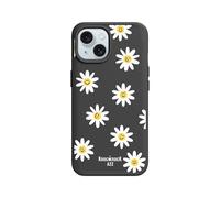 RhinoShield Coque Compatible MagSafe pour [iPhone 15] | SolidX - Coque renforcée avec Absorption des Chocs, Protection aux Standards Militaires - Noir [Knock Knock A2Z / How Your Daisy]