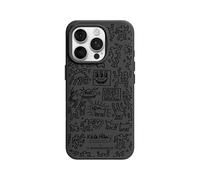 RhinoShield Coque Compatible MagSafe pour [iPhone 16 Pro] | SolidX - Coque renforcée avec Absorption des Chocs, Protection Contre Les Chutes aux Standards Militaires - Noir [Keith Haring/Line Art]