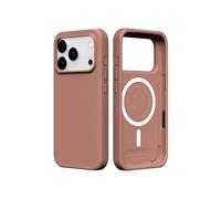 RHINOSHIELD Coque compatible MagSafe pour [iPhone 17 Pro] | SolidX - Coque renforcée avec absorption des chocs, fine et minimaliste, protection contre les chutes aux standards militaires - Argile Rose