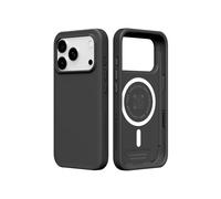 RhinoShield Coque Compatible MagSafe pour [iPhone 17 Pro] | SolidX - Coque renforcée avec Absorption des Chocs, Fine et Minimaliste, Protection Contre Les Chutes aux Standards Militaires - Noir