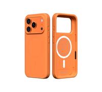 RhinoShield Coque Compatible MagSafe pour [iPhone 17 Pro] | SolidX - Coque renforcée avec Absorption des Chocs, Fine et Minimaliste, Protection Contre Les Chutes aux Standards Militaires - Orange