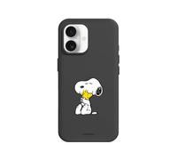 RhinoShield Coque Compatible MagSafe pour [iPhone 17] | SolidX - avec Absorption des Chocs, Protection Contre Les Chutes aux Standards Militaires - Noir [Snoopy/Snoopy & Woodstock - Câlin]