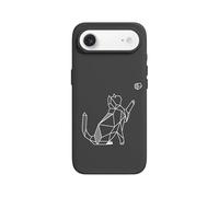 RhinoShield Coque Compatible MagSafe pour [iPhone Air] | SolidX - Coque renforcée avec Absorption des Chocs, Protection Contre Les Chutes aux Standards Militaires - Noir [Geometric Cat]