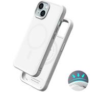 RhinoShield Coque iPhone 15 MagSafe SolidX - Protection Chocs 3 5m Design Fin Renforcée Blanche