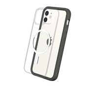 RhinoShield Coque modulaire Mod NX Compatible avec MagSafe pour [iPhone 12/12 Pro] | Force magnétique supérieure, Personnalisable. Absorbe Les impacts des Chutes de 3.5 mètres - Graphite