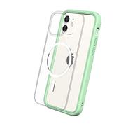 RhinoShield Coque modulaire Mod NX Compatible avec MagSafe pour [iPhone 12 Mini] | Force magnétique supérieure, Personnalisable. Absorbe Les impacts des Chutes de 3.5 mètres - Vert Nuit