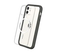 RhinoShield Coque modulaire Mod NX Compatible avec MagSafe pour [iPhone 12 Mini] | Force magnétique supérieure, Personnalisable. Absorbe Les impacts des Chutes de 3.5 mètres - Graphite