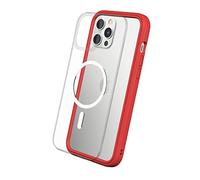 RhinoShield Coque modulaire Mod NX Compatible avec MagSafe pour [iPhone 12 Pro Max] | Force magnétique supérieure, Personnalisable. Absorbe Les impacts des Chutes de 3.5 mètres - Rouge