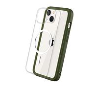 RhinoShield Coque modulaire Mod NX Compatible avec MagSafe pour [iPhone 13] | Force magnétique supérieure, Personnalisable. Absorbe Les impacts des Chutes de 3.5 mètres - Vert Kaki