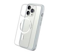 RhinoShield Coque modulaire Mod NX Compatible avec MagSafe pour [iPhone 13 Pro Max] | Force magnétique supérieure, Personnalisable. Absorbe Les impacts des Chutes de 3.5 mètres - Gris Platine