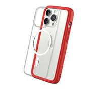 RhinoShield Coque modulaire Mod NX Compatible avec MagSafe pour [iPhone 13 Pro Max] | Force magnétique supérieure, Personnalisable. Absorbe Les impacts des Chutes de 3.5 mètres - Rouge