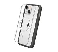 RhinoShield Coque modulaire Mod NX Compatible avec MagSafe pour [iPhone 14] | Force magnétique supérieure, Personnalisable. Absorbe Les impacts des Chutes de 3.5 mètres - Graphite