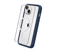 RhinoShield Coque modulaire Mod NX Compatible avec MagSafe pour [iPhone 14] | Force magnétique supérieure, Personnalisable. Absorbe Les impacts des Chutes de 3.5 mètres - Bleu Marine