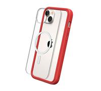 RhinoShield Coque modulaire Mod NX Compatible avec MagSafe pour [iPhone 14 Plus] | Force magnétique supérieure, Personnalisable. Absorbe Les impacts des Chutes de 3.5 mètres - Rouge