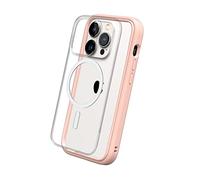 RhinoShield Coque modulaire Mod NX Compatible avec MagSafe pour [iPhone 14 Pro] | Force magnétique supérieure, Personnalisable. Absorbe Les impacts des Chutes de 3.5 mètres - Rose Poudré
